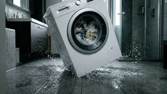 Hoppar tvättmaskinen och låter den högt? Det beror inte på golvet – kolla den här delen